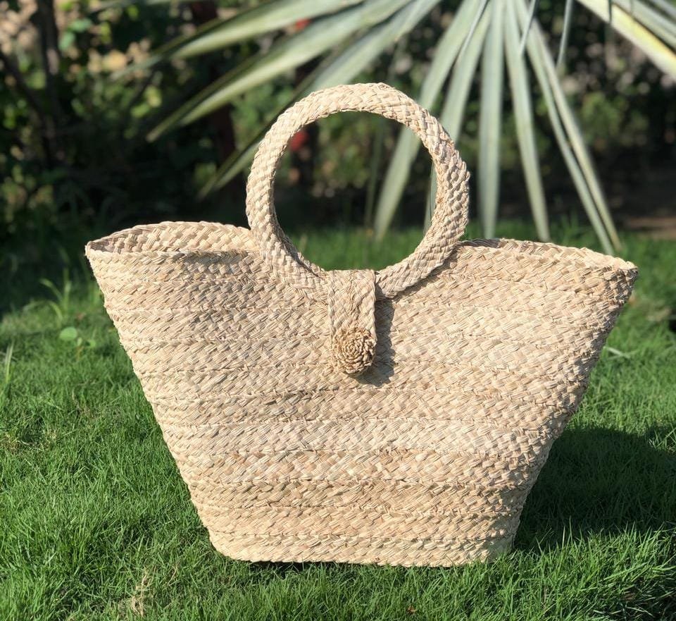 Bolso playero (palma de Iraca)